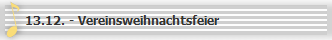13.12. - Vereinsweihnachtsfeier
