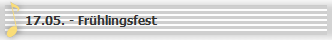 17.05. - Frhlingsfest