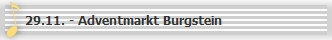 29.11. - Adventmarkt Burgstein