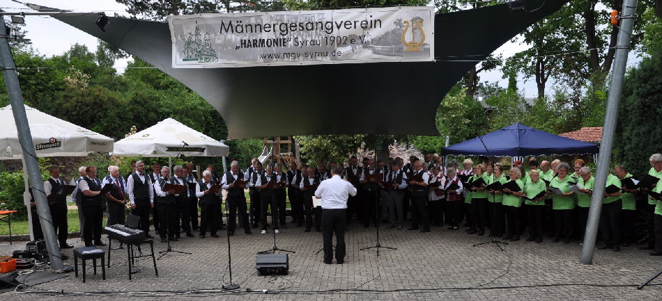 Der Abschluss: das Massenchorsingen